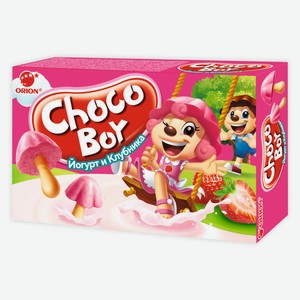 Печенье Orion Choco Boy Йогурт и клубника, 40 г