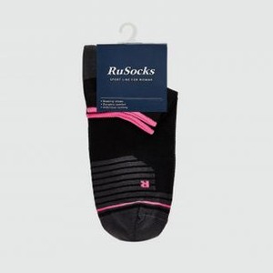 Носки RUSOCKS Черный, Розовый 37-38 размер