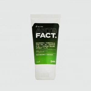 Ночная увлажняющая маска для лица ART & FACT Macadamia Oil3%+caffein0,3%+ginkgobiloba0,3% 30 мл