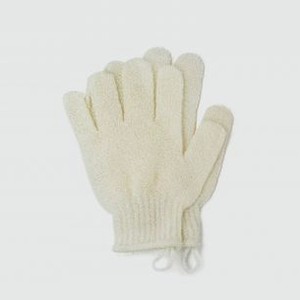 Перчатки для пилинга BASICARE Exfoliating Nylon Body Gloves-beige 1 шт