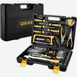 Профессиональный набор инструмента для дома и авто в чемодане Deko DKMT89 (89 предметов)