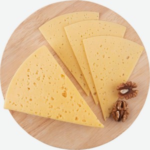 Сыр полутвёрдый Радость вкуса Топлёное молочко 45%, кусок, 1 кг
