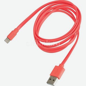 Кабель HAMA Flat, Lightning (m) - USB (m), 1.2м, MFI, плоский, розовый [00173645]