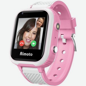 Смарт-часы Кнопка Жизни Aimoto Pro Indigo 4G, 1.44 , розовый / розовый [9500103]