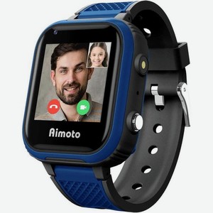 Смарт-часы Кнопка Жизни Aimoto Pro Indigo 4G, 1.44 , черный/синий / черный/синий [9500102]