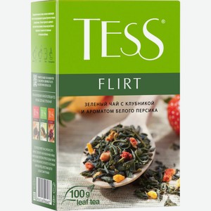 Чай зеленый TESS Флирт к/уп, Россия, 100 г