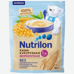 Детское питание каша NUTRILON бк кукурузная с 5мес., Россия, 180 г