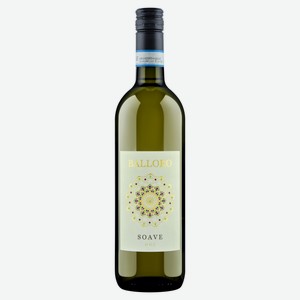 Вино Balloro Soave белое сухое, 0.75л Италия