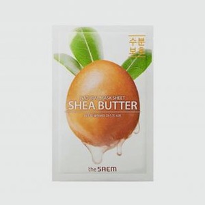 Маска на тканевой основе для лица с экстрактом масла ши THE SAEM Natural Shea Butter Mask Sheet 1 шт