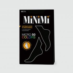 Носки MINIMI Micro Colors Nero, 50 Den O/S размер