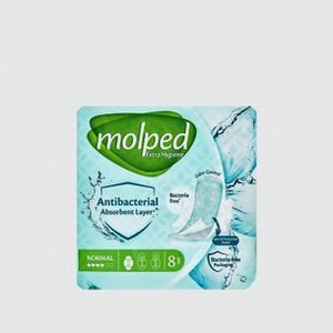 Гигиенические антибактериальные прокладки MOLPED Antibac Normal 8 шт