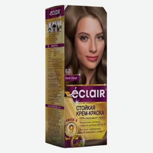 Крем-краска для волос Eclair Omega 9 Стойкая тон 6.0 Темно русый / Dark Blonde