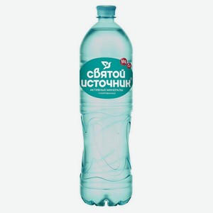 Вода питьевая «Святой Источник» Активные минералы газированная, 1,5 л