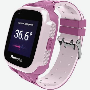 Смарт-часы Кнопка Жизни Aimoto Integra 4G, 1.3 , розовый / розовый [9600304]