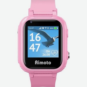 Смарт-часы Кнопка Жизни Aimoto Pro 4G, 1.4 , розовый / розовый [8100804]