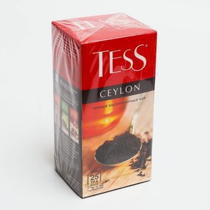 Чай черный TESS Ceylon, 25 пакетиков*2 г