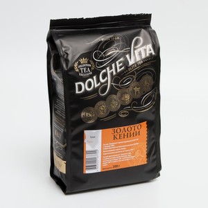 Чай черный DOLCHE VITA Золото Кении, в мягкой упаковке, 200 г