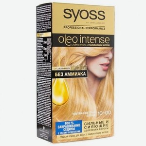 Краска для волос Syoss Oleo Intense 10-00 Ультра-светлый блонд 50 мл