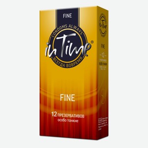 Презервативы In Time Fine тонкие, 12шт Таиланд