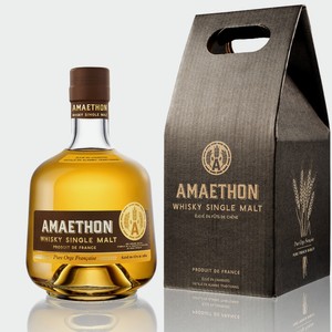 Виски Amaethon односолодовый в подарочной упаковке, 0.7л Франция