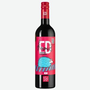 Вино Ed Knows Cabernet Sauvignon красное сухое, 0.75л Молдова, республика
