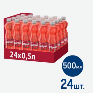 Напиток Добрый Лимонады России Вишня газированный, 500мл x 24 шт Россия