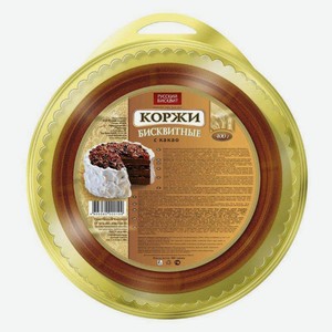Коржи бисквитные «Русский бисквит» темный, 400 г