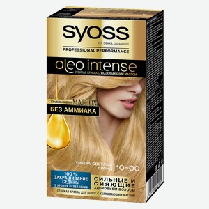 Краска для волос Syoss Oleo Intense, Ультра-светлый блонд 10-00
