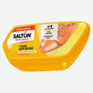 Губка для обуви из гладкой кожи Salton бесцветная, 1 шт