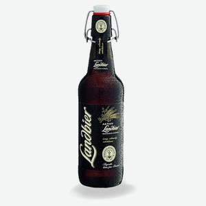 Пиво Landbier Bayreuther Original Dunkel темное фильтрованное 5,3%, 500 мл