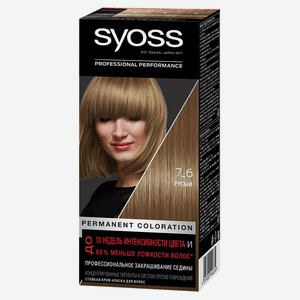 Крем-краска для волос Syoss Color Русый тон 7-6, 115 мл