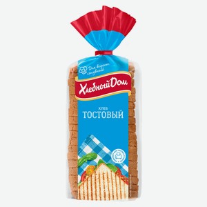 Хлеб пшеничный «Хлебный Дом» тостовый формовой нарезка, 500 г