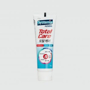 Зубная паста комплексный уход со вкусом мяты CJ LION Systema Total Care 120 гр