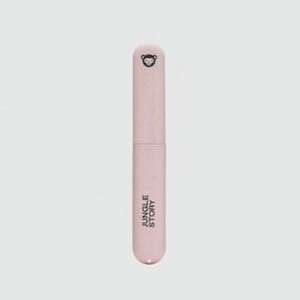Футляр для зубной щетки из растительных материалов биоразлагаемый розовый JUNGLE STORY Ceramic Stand Holder Toothbrush Pink 1 шт