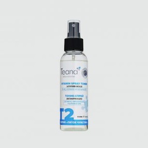 Тоник-спрей энергетический матирующий для жирной, комбинированной и проблемной кожи TEANA T2 Mattifying Spray Toner 125 мл