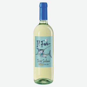 Вино IL Faro Inzolia белое сухое Италия, 0,75 л