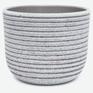 Горшок Лоза-А керамический бело-серый Ø15 см