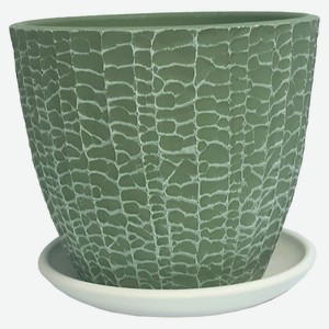 Горшок бетонный «Композит» Цитрус-А зеленый, 18 см