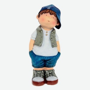 Фигура декоративная Мальчик руки в брюки, 17х15х42 см