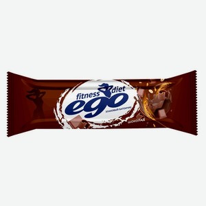 Батончик злаковый Ego fitness Темный шоколад с витаминами и железом, 27 г