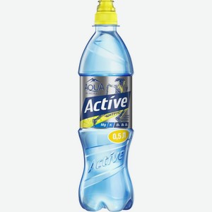 Вода питьевая AQUA MINERALE Active Цитрус негаз. ПЭТ, Россия, 0.5 L