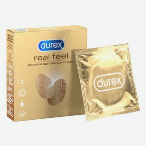 Презервативы Durex Real Feel, 3 шт