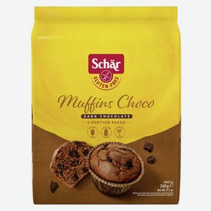 Маффины Schar Muffin Choco с кусочками шоколада, 65 г