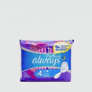 Ночные гигиенические прокладки с крылышками ALWAYS Platinum Collection Night Single 6 шт