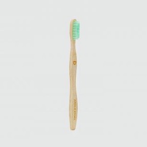 Зубная щетка средней жесткости JUNGLE STORY Bamboo Green 1 шт