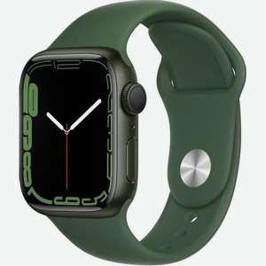 Смарт-часы Apple Watch Series 7 A2473, 41мм, 1.69 , зеленый / зеленый [mkn03ll/a]