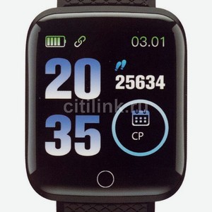 Смарт-часы Digma Smartline H2, 1.3 , черный / черный [h2b]