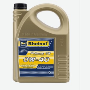 Масло моторное SWD Rheinol Primus VS 0W-40 синтетическое, 4л Германия