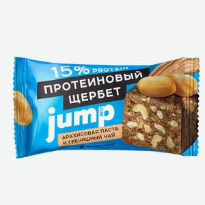 Щербет протеиновый JUMP 15% с арахисовой пастой и гречишным чаем, 50 г