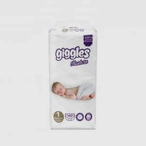 Подгузники GIGGLES Newborn Twin Dry Soft, 2-5 Кг 40 шт